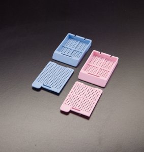 Swingsette Biopsy Processing/Embedding Cassettes, Base & Lid, Seperated, Yellow - 1000/Case