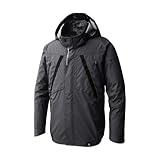 [サンエス] 空調風神服 チタン加工長袖ブルゾン 服のみ／オリジナルステッカー付【KF92431】 (3L, 69.チャコール)