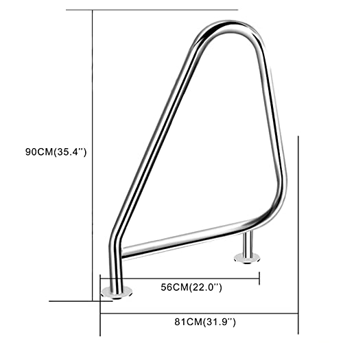 Barandal de acero inoxidable para piscina con diseño ergonómico miniatura 7
