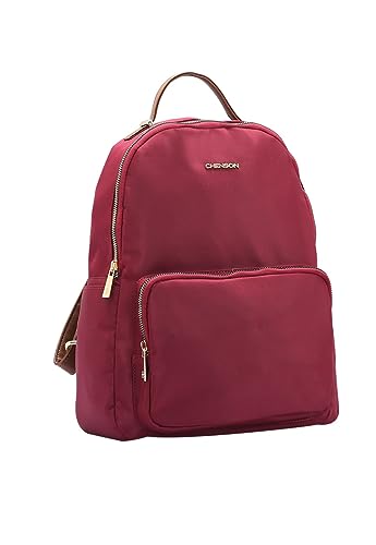 Mochila Casual Feminina Chenson 8184126 Microfibra Cor:Vinho