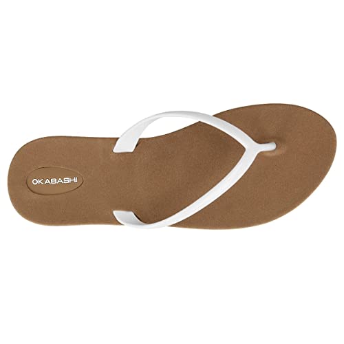 Image of OKABASHI Women's Shoreline Flip Flop | Sculpted Footbeed for All-Day Comfort | Slip-Resistant & Waterproof | Sustainably Made in the USA