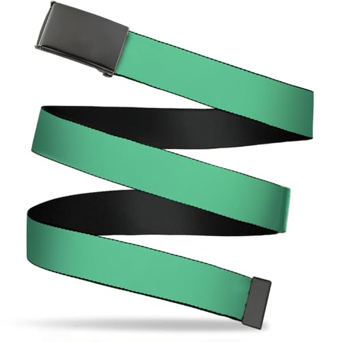 Buckle-Down Men's Web Belt Green, Multicolor, 1.5