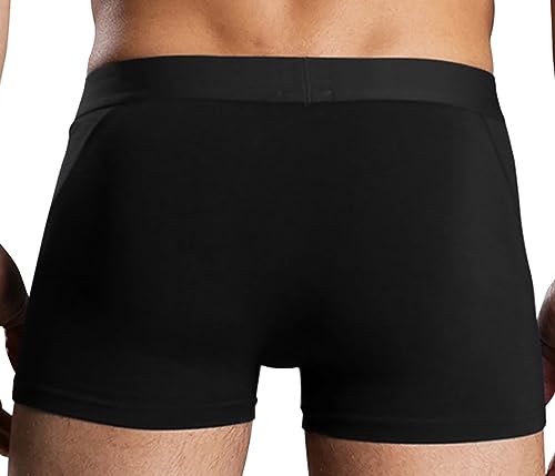 Knaughty Knickers Jack of Spades Mens Boxer Briefs with Design No Fly Stretchy Sexy Black Colorful Trunks4