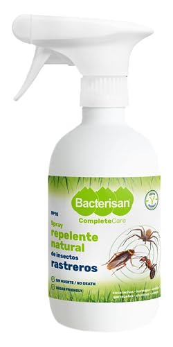 BACTERISAN Repelente Natural de Insectos Rastreros, Vegan Friendly, Sin Muerte, No Mancha, 500 ml