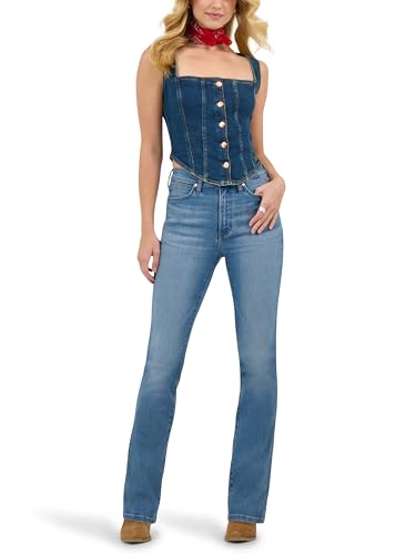 Wrangler x Lainey Wilson Boot Huggers, Wrangler Blue Wash, 34 x 324