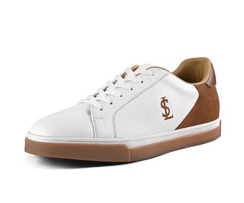 Image of LOUIS STITCH Men's Casual Lightweight Lace-Up Low-Top Sneakers for Men| Cushioned Comfort | Lightweight & Comfortable Casual Lace-Up Shoes | LSP-SNK-AVI-Lace-Ups