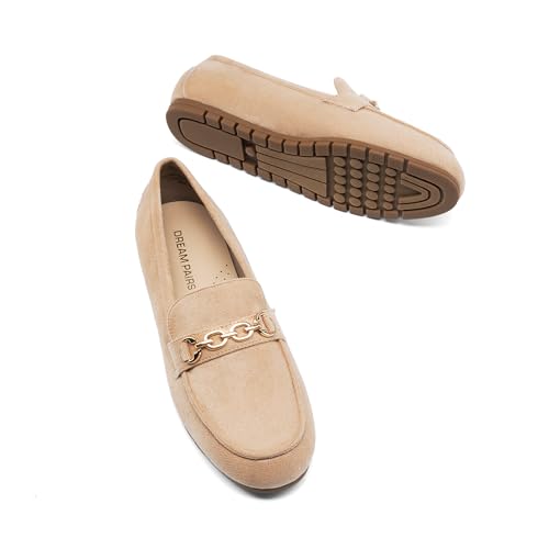 Image of DREAM PAIRS Loafers for Women Casual Comfortable Slip On Flat Lightweight Leisure Work Shoe Comfort Walking Shoes