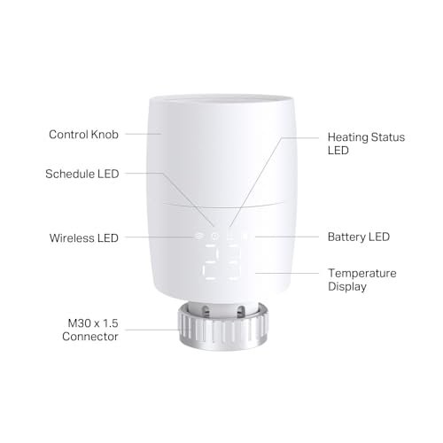Kasa KE100 Smart Radiator Thermostat, TRV Smart Valve, Hub Required - Image 2