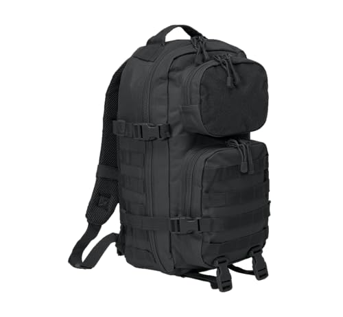 Brandit US Cooper Patch Medium Backpac Mochila Unisex Adulto, Negro, Talla única