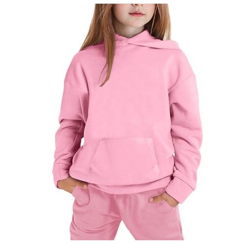 Kids Sweatsuit Girls Boys 2 Piece Tracksuit Outfits Long Sleeve Hooded Sweatshirt and Jogger Sweatpants Clothing Sets2