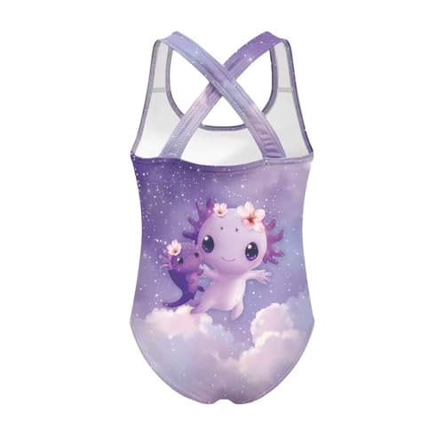 Image of Girls One Piece Swimsuits Size 5-14 Kawaii Gymnastics Leotard for Beach Vacations