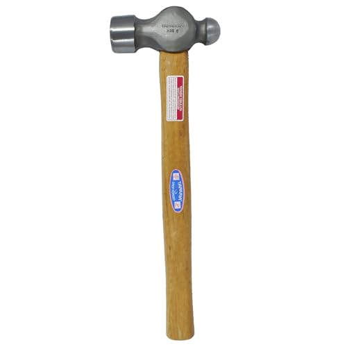 Taparia WH 800 B Steel (800g) Ball Pein Hammer with Handle (Beige and Grey)