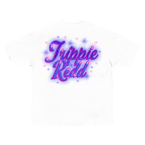 Trippie Redd Unisex-Adult Standard Neon Shark Airbrush Tee3