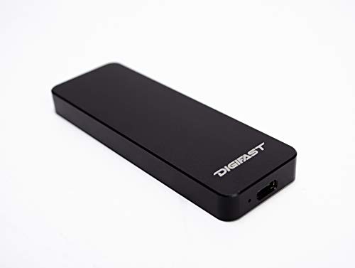 Carcasa M.2 NVMe SSD a USB 3.1 negra miniatura 1
