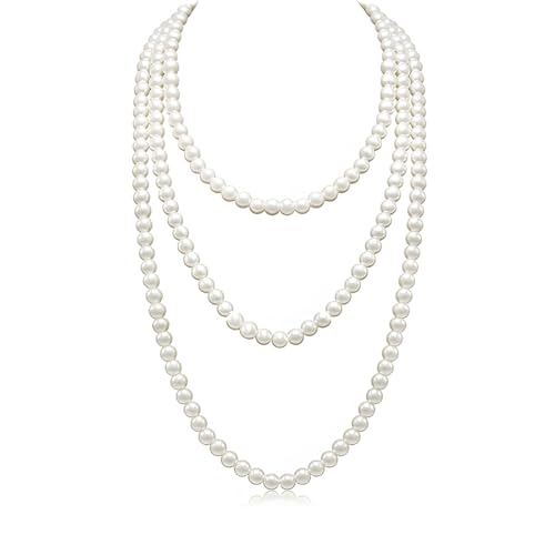 Collana di Perle Sintetiche a Multi-Filo