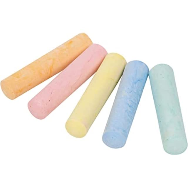 Paquete De Palos De Tiza Blanca De Varios Colores ... - Grandado