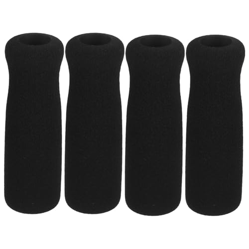 Happyyami 4 Empuñaduras Antideslizantes de Esponja para Muletas, Fácil Instalación y Reducción de Fatiga, Ideales para Personas Mayores Bastón o Muleta