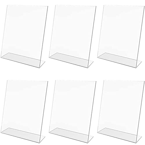 Image of CPI 6 pcs Acrylic QR Code Scanner Stand Phone Pay GPay Bhim UPI Bharatpe Paper Holder Stand for Table Shop A6 Size 6x4 Inches (Pack of 6)