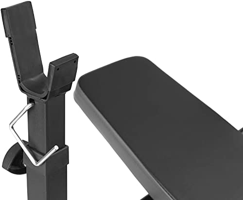 Hop-Sport TX-020 Halterbank, krachtstation met lange, curl- en haltergewichtenset, 75 kg - Image 6