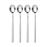 Towle Living Wave Stainless Steel Beverage Spoon, Set of 4