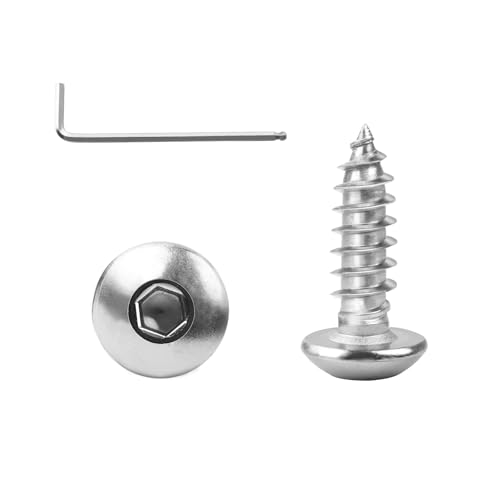 Tornillos Autoperforantes M5 x 16mm Cabeza Pan Hexagonal 100pcs miniatura 1