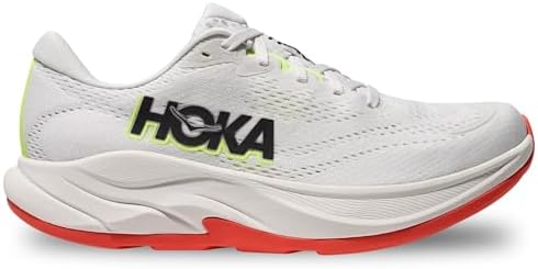 HOKA Rincon 4 Women's Running Shoes, White/Black/Red - 1155131-FY...