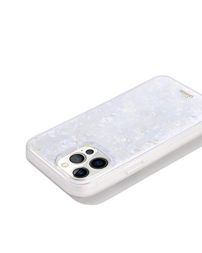 Image of Sonix Pearl Tort Case for iPhone 12 / 12Pro [10ft Drop Tested] Protective Translucent Iridescent Marble Clear Cover for Apple iPhone 12, iPhone 12 Pro