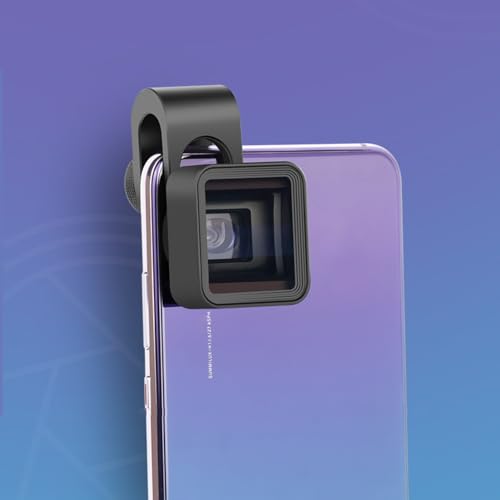 Mobile Anamorphic Lens 1.33X Wide Screen Deformation Filmmaking Lens for Phones for iOS Pad