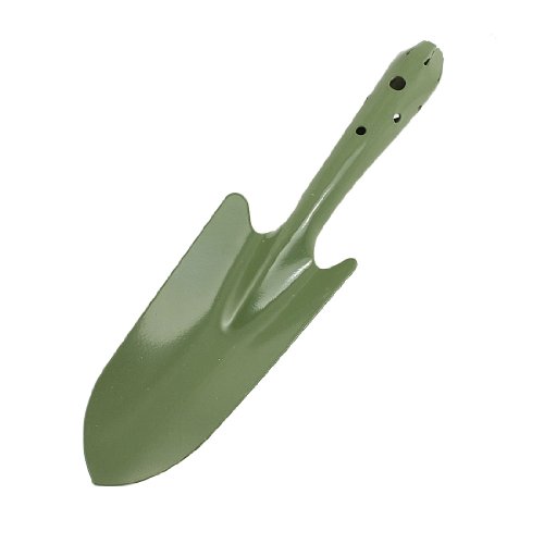 Ruilogod Metal Shovel Troffel Gardening Tool Groene Long Army 10,6 Inch