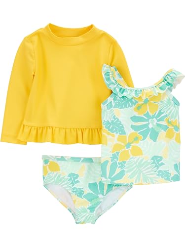 Image of Simple Joys by Carter's Baby-Girls 3-Piece Assorted Rashguard Sets