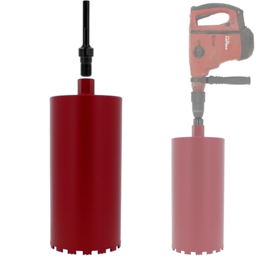 GT MARKET Couronne diamant Ø 200 mm avec adaptateur pour perceuse et perforateur SDS-max