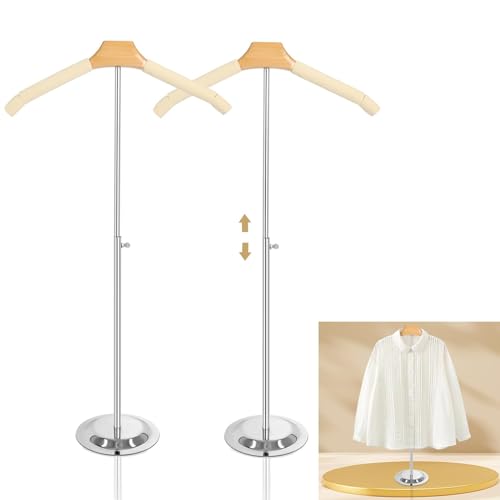 Adjustable T-Shirt Display Stand 2Pcs, 31.5in, Ketofa