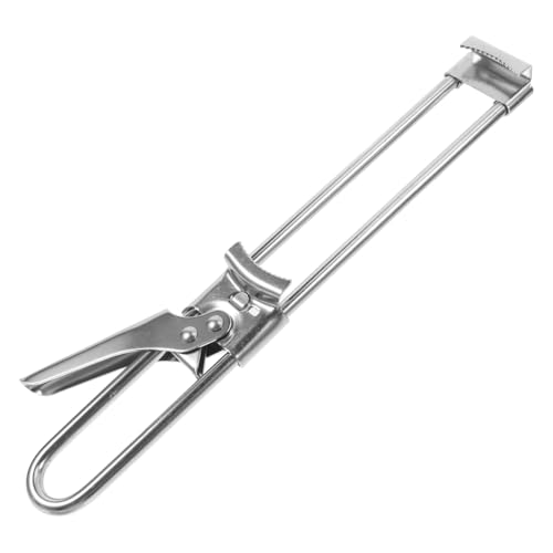 HAKIDZEL Adjustable Stainless Steel Can Opener Multi Functional Bottle Opener for Jam Jars and Lids Wear Resistant Design for Camping and Kitchen Use Creative and Stylish Kitchen Tool