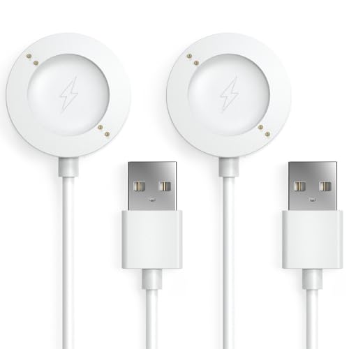 TUSITA Rapid Charger Compatible with Fossil Gen 6, Michael Kors Gen 6 Touchscreen Smart Watch FTW0006 MKT0003-1M (2-Pack)