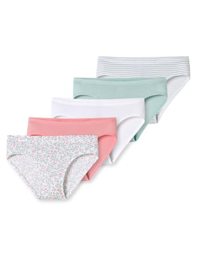 Schiesser Mädchen 5 Pack Slips Unterhosen - 95/5 Organic Bio...