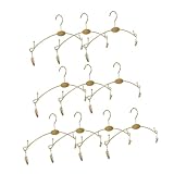 Photo Gallery hootnee 10 pezzi grucce appendini per intimo in metallo dorato con clip antiscivolo per reggiseni e pantaloni per armadio casa e hotel design e robusto Photo Gallery hootnee 10 pezzi grucce appendini per intimo in metallo dorato con clip antiscivolo per reggiseni e pantaloni per armadio casa e hotel design e robusto