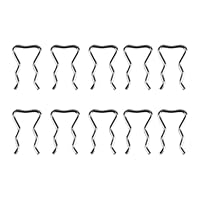 Namvo 10 Stück Common-Rail-Injektor-Rücklaufleckrohrclips, Ersatz-Metallhalteclips für das Kraftstoffinjektorsystem