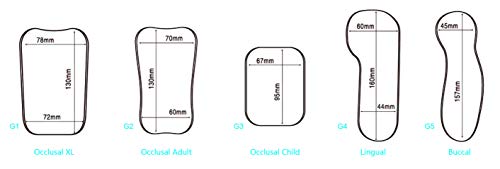 SDent® 1 PC/Bag Dental Photograhic Mirror Stainless Steel Occlusal L 79mm*130mm*72mm