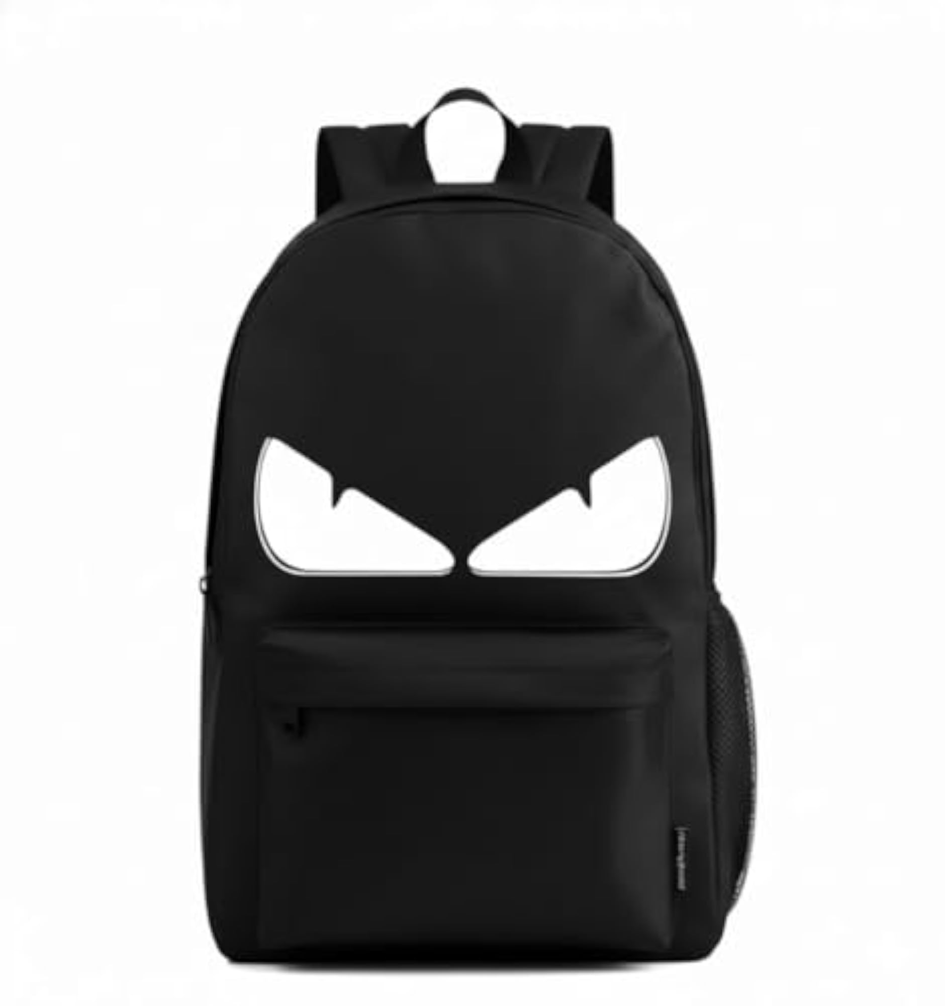 Black Canvas Minimalist Backpack, Durable and Stylish