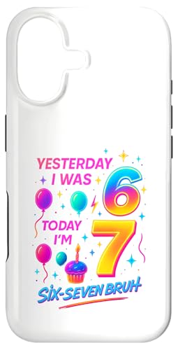 ̂6 傤7 Six Seven Bruh ~[ TVc o[Xf[ Gen Z Alpha X}zP[X iPhone 17 p