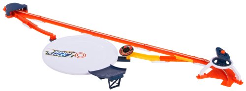 Mattel Hot Wheels Y0097 - Spinshotz Super Wedstrijd-Arena, inclusief 1 schijf