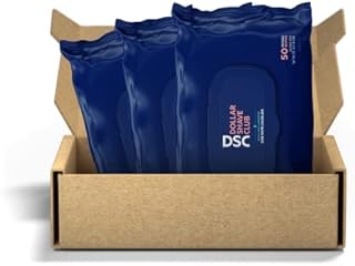 Dollar Shave Club | One Wipe Charlies, Flushable Wet Wipes | 3 Flip-Top 50 Count Packs (150 Total), Disposable Butt Wipes for Adults, Wet Wipes for Men, A Gentle Peppermint Scent and Minty Tingle