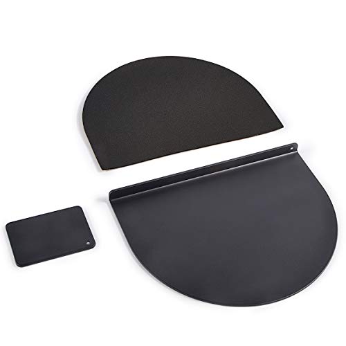 モニターアーム 補強プレート 取付部硬さ強化対策 デスク保護 天板補強 ぐらつき防止 傷防止 滑り止めシート付き 説明書付き (ブラック) モニターアーム 補強プレート 取付部硬さ強化対策 デスク保護 天板補強 ぐらつき防止 傷防止 滑り止めシート付き 説明書付き (ブラック)