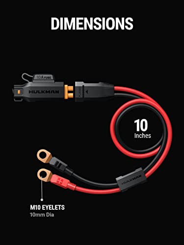 Image of Hulkman AlphaC02 Battery Conversion Cable Exclusively Designed for Alpha Ultra, Alpha 85, Alpha 85S, Alpha Pro Jump Starter and Sigma 1, Sigma 5 Battery Charger