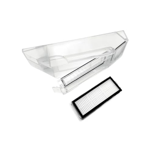 Robot Vacuum Cleaner Dust Box HEPA Filter Spare Parts Dustbin Optional,Compatible For Dreame L20 Ultra L30 Ultra Robot Vacuum Cleaner Accessories(Dustbin With Filter)