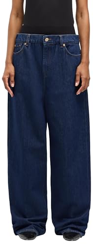Jean large Indigo Soul 7 For All Mankind en bleu foncé taille 23W pour femme