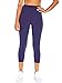 Jessica Simpson Sportswear Women's Standard Tummy Control Pocket Capri Legging, Astral Aura, Small