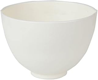 Elitzia ETBWP001 Silicone Mask Bowl Beauty Salon Necessary Supplies White Color 4 Size Options(10.5Ã—7.5)