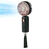 Avec éclairage : votre jeu de fans portables avec son design d'éclairage cool, offrant une variété de lumières colorées pour une expérience rafraîchissante et éclairante impressionnante en appuyant sur un bouton.