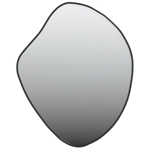 vidaXL Espejo de Pared Colgante Dormitorio Salón Sala de Estar Pasillo Tocador Comedor Cuarto de Baño Entrada Decoración Hogar Negro
